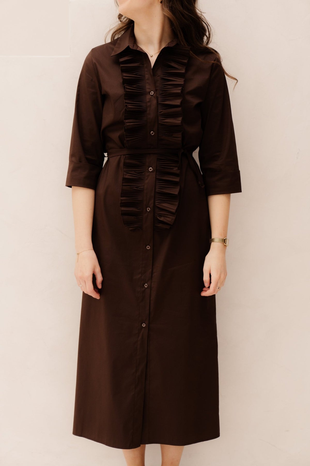 Cioccolato Chocolate Abito dress B401 - Bij Keesje - Rinascimento - Jurk
