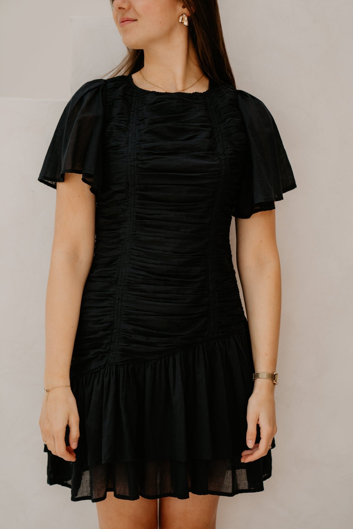 Circle S Voile Dress Navy - Bij Keesje - Neo Noir - Jurk