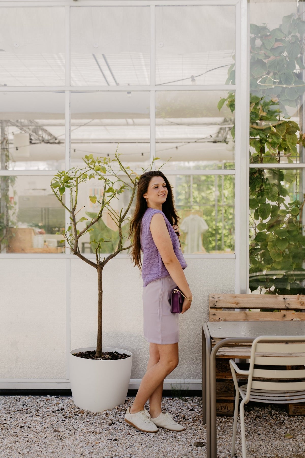 Claire Skirt Lilac - Bij Keesje - Bij Keesje The Label - Rok