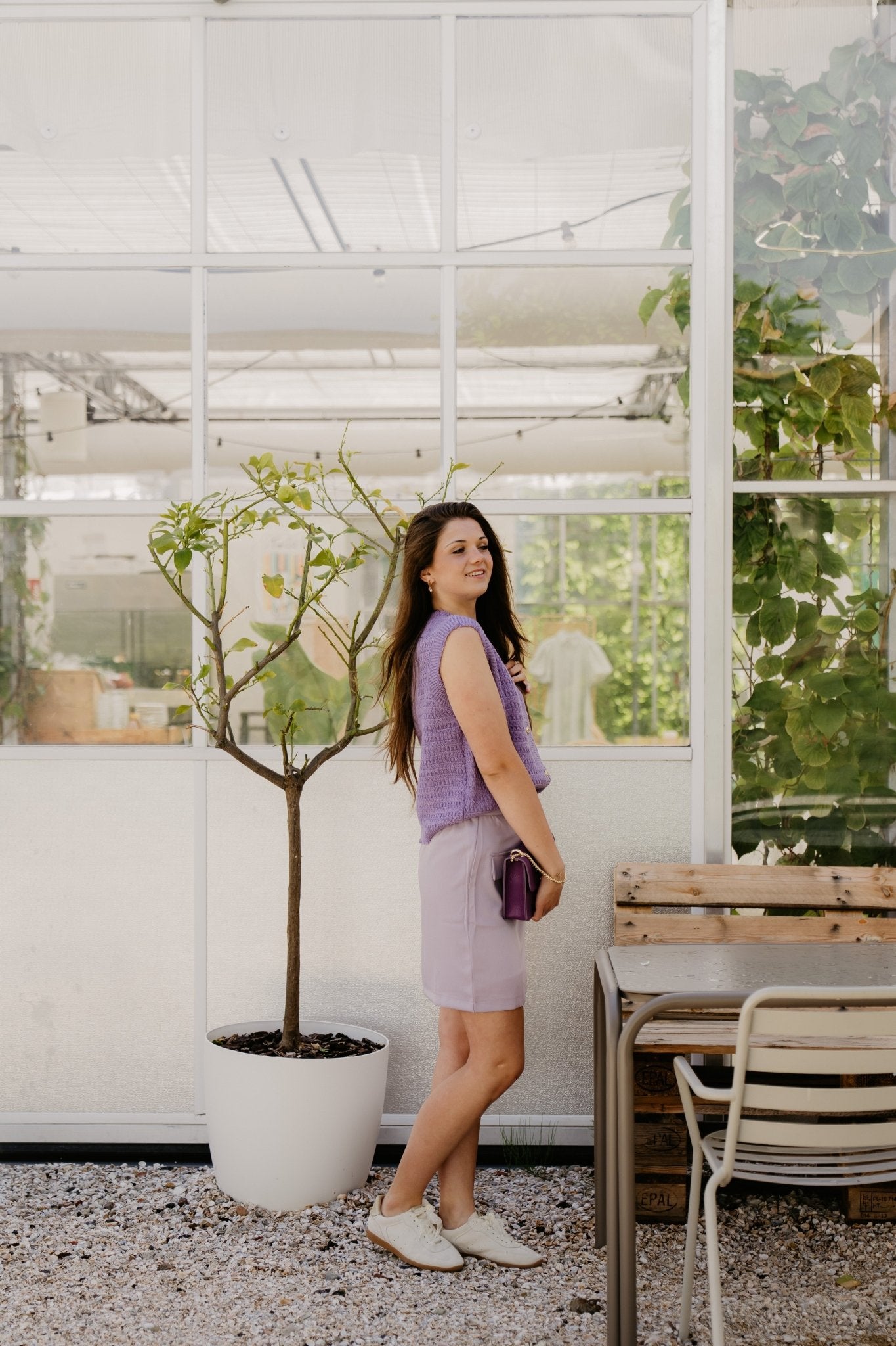 Claire Skirt Lilac - Bij Keesje - Bij Keesje The Label - Rok