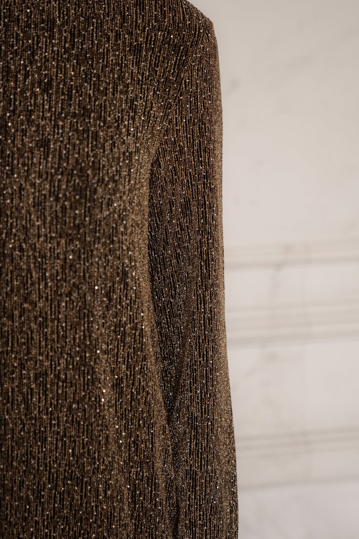 Claudi glitter dress gold - Bij Keesje - Bij Keesje