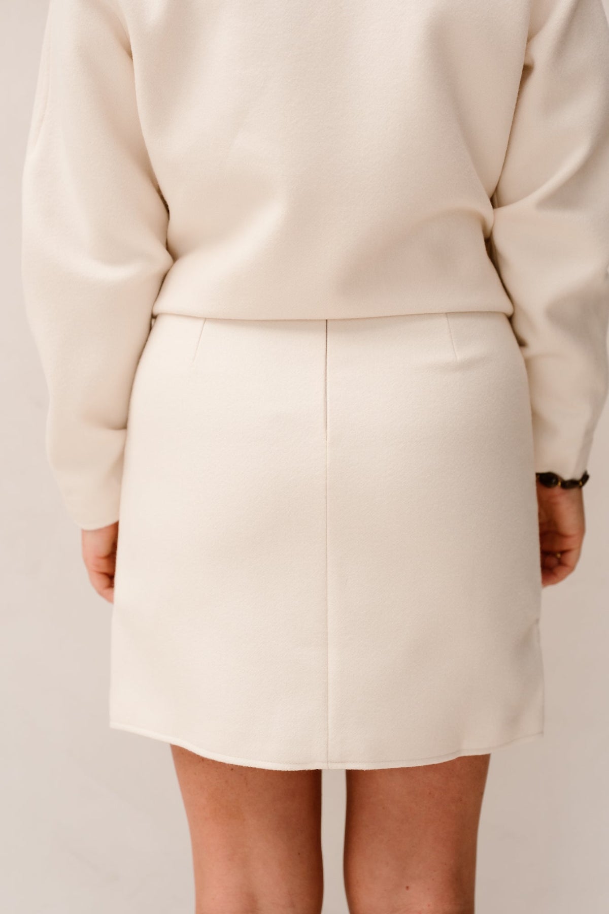 Cloe Skirt Ecru - Bij Keesje - YDENCE - Rok