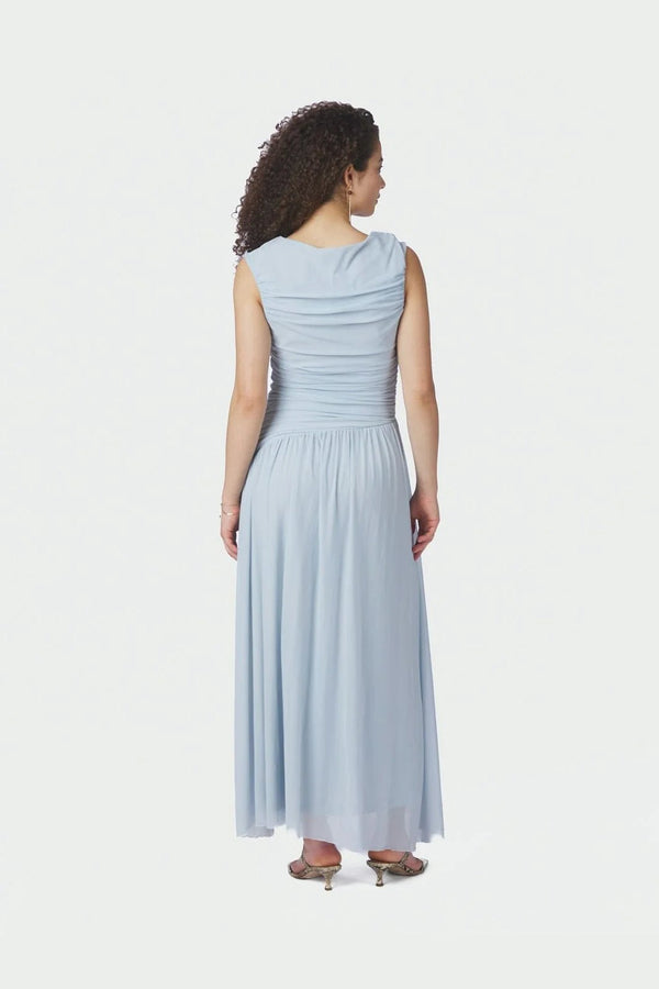 Cludine Mesh Dress Lightblue - Bij Keesje - Neo Noir - Jurk