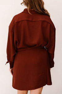 Coco blouse dress plum - Bij Keesje - Bij Keesje - jurk