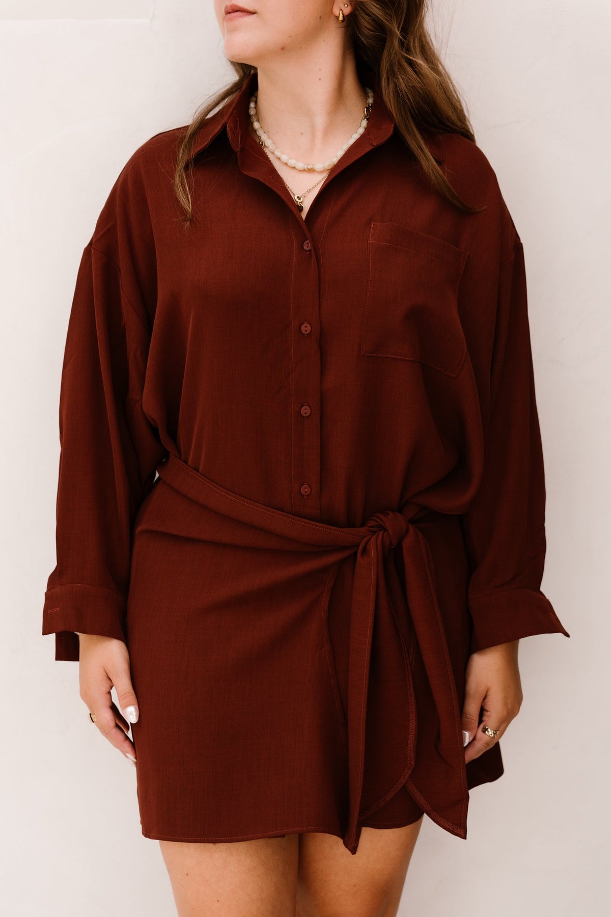 Coco blouse dress plum - Bij Keesje - Bij Keesje - jurk
