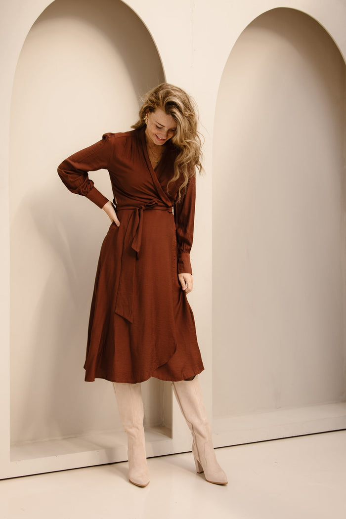 Coco dress brown - Bij Keesje - Bij Keesje