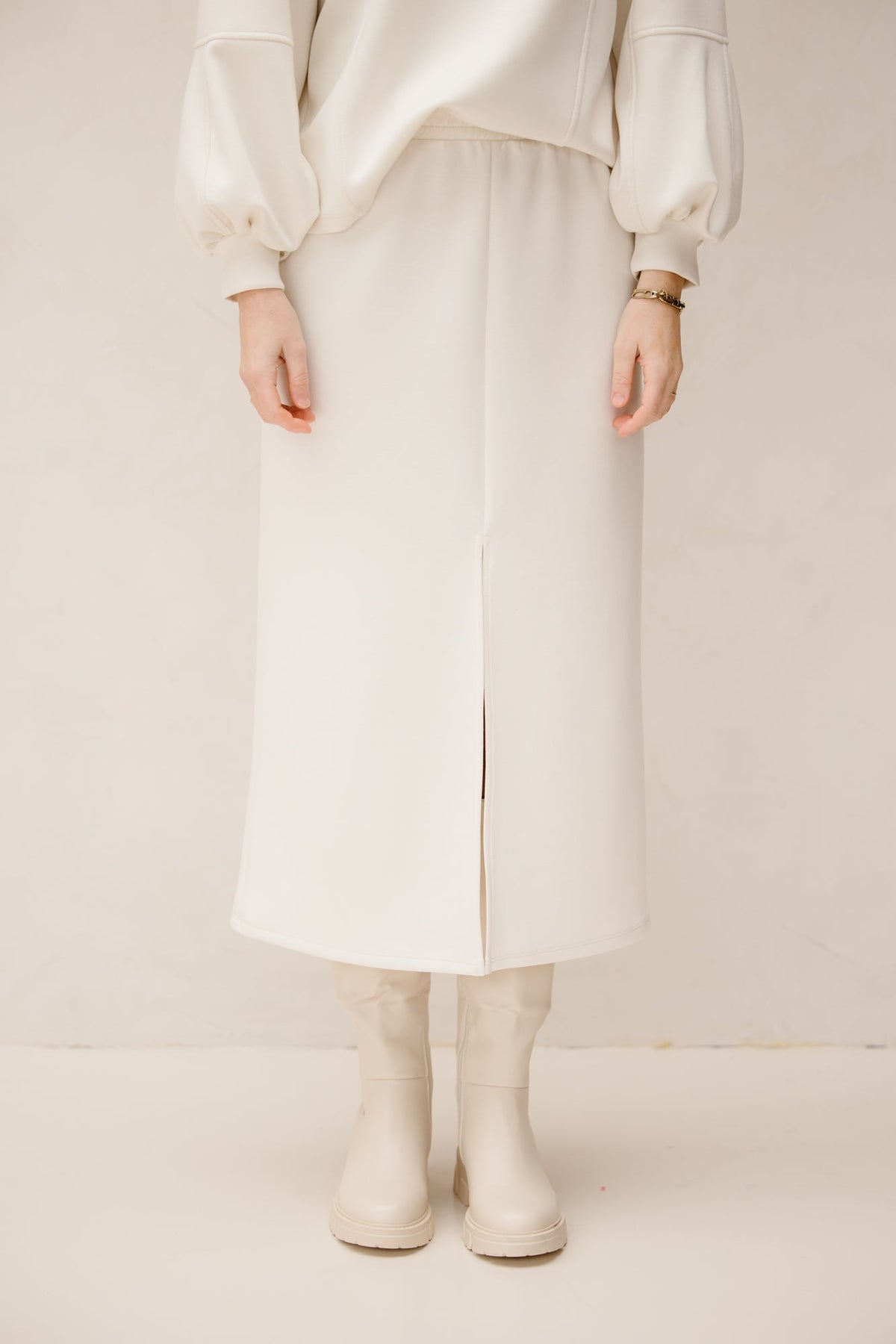 Colombe skirt off - white - Bij Keesje - Amelie & Amelie