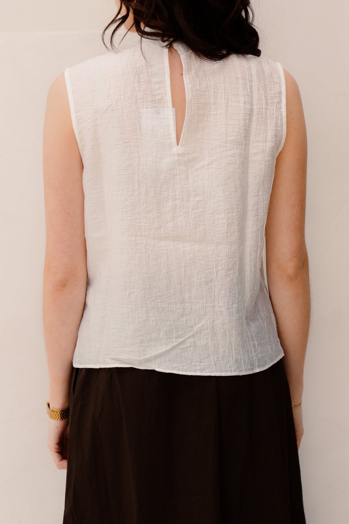 ConnyCC Drape Top White - Bij Keesje - Co'couture - Top