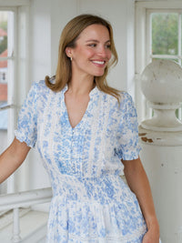 Constance Porcelain Dress Light Blue - Bij Keesje - Neo Noir - Jurk