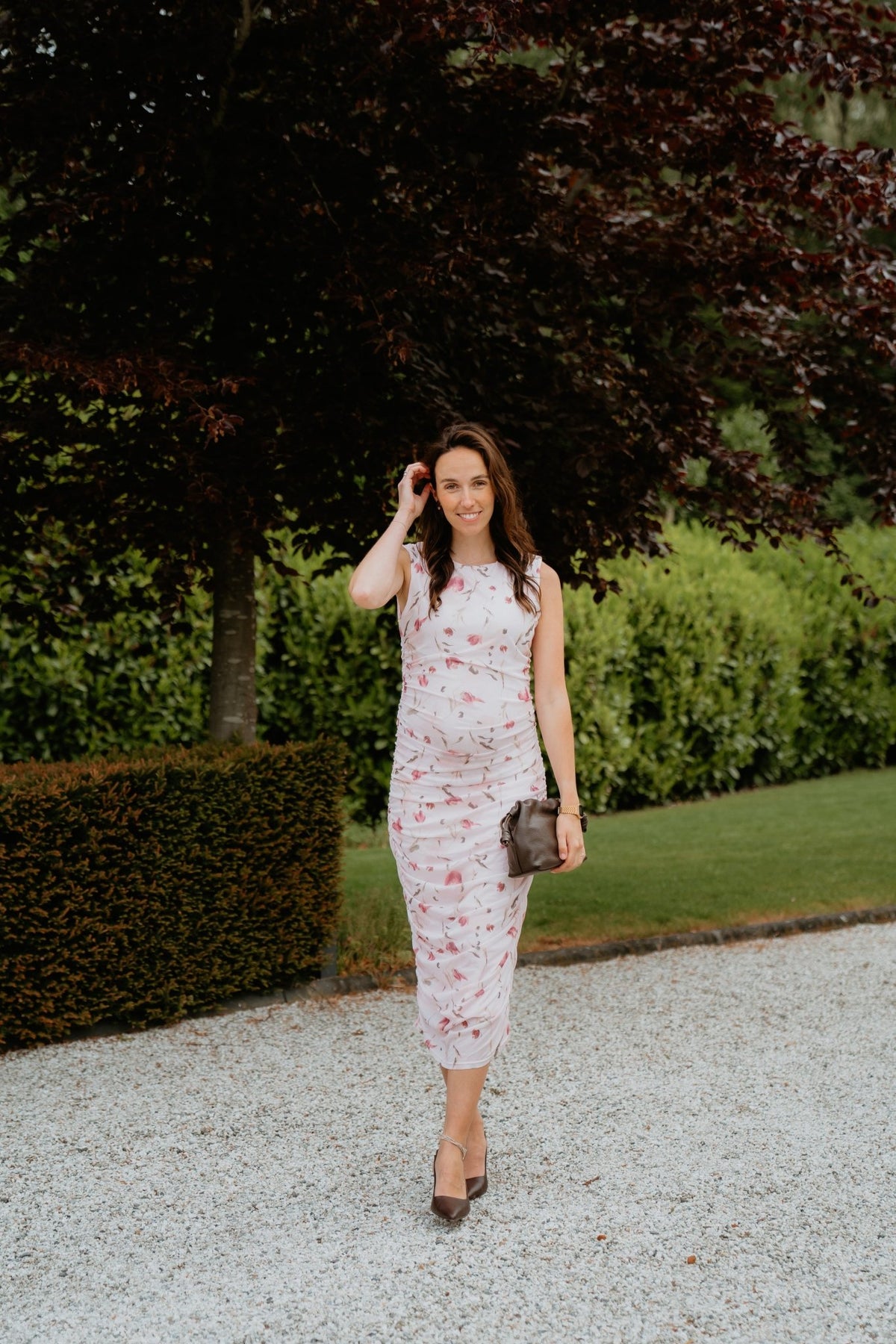Corilina artist mesh dress light pink - Bij Keesje - Neo Noir - Jurk