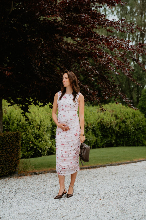 Corilina artist mesh dress light pink - Bij Keesje - Neo Noir - Jurk