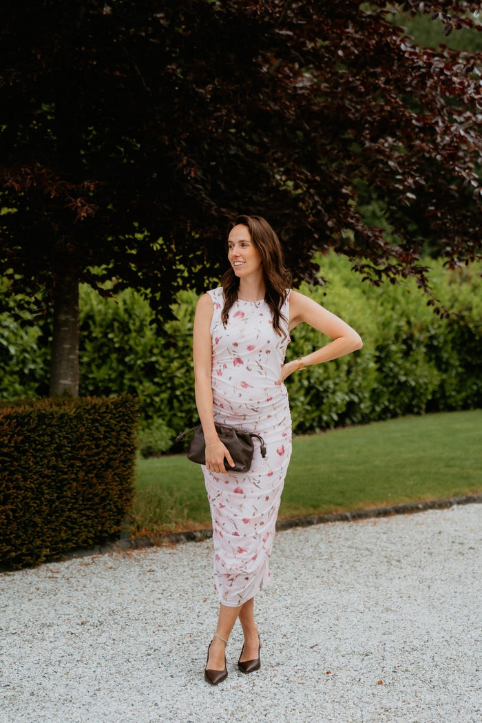 Corilina artist mesh dress light pink - Bij Keesje - Neo Noir - Jurk