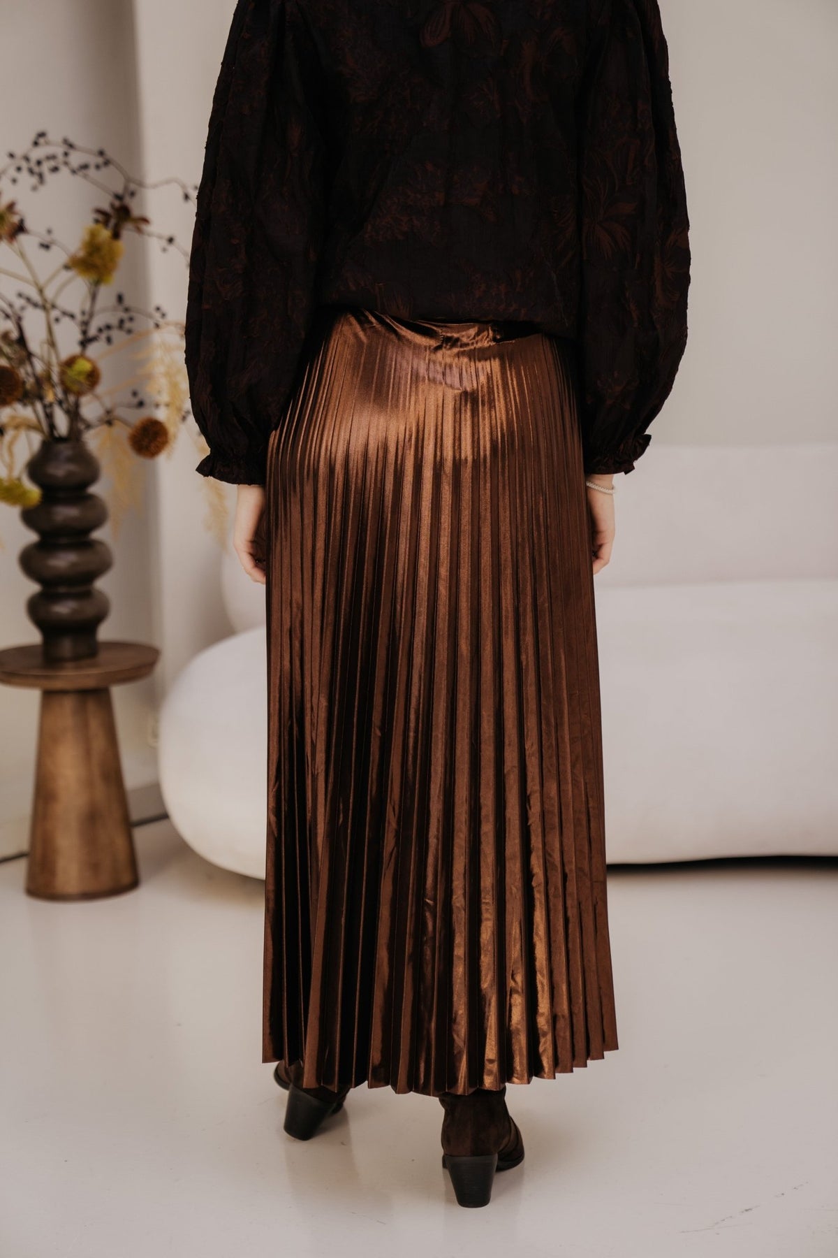 Corine skirt brons - Bij Keesje - Bij Keesje - Rok