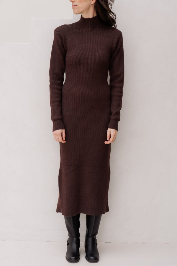 Cornelia sweater dress brown - Bij Keesje - Bij Keesje