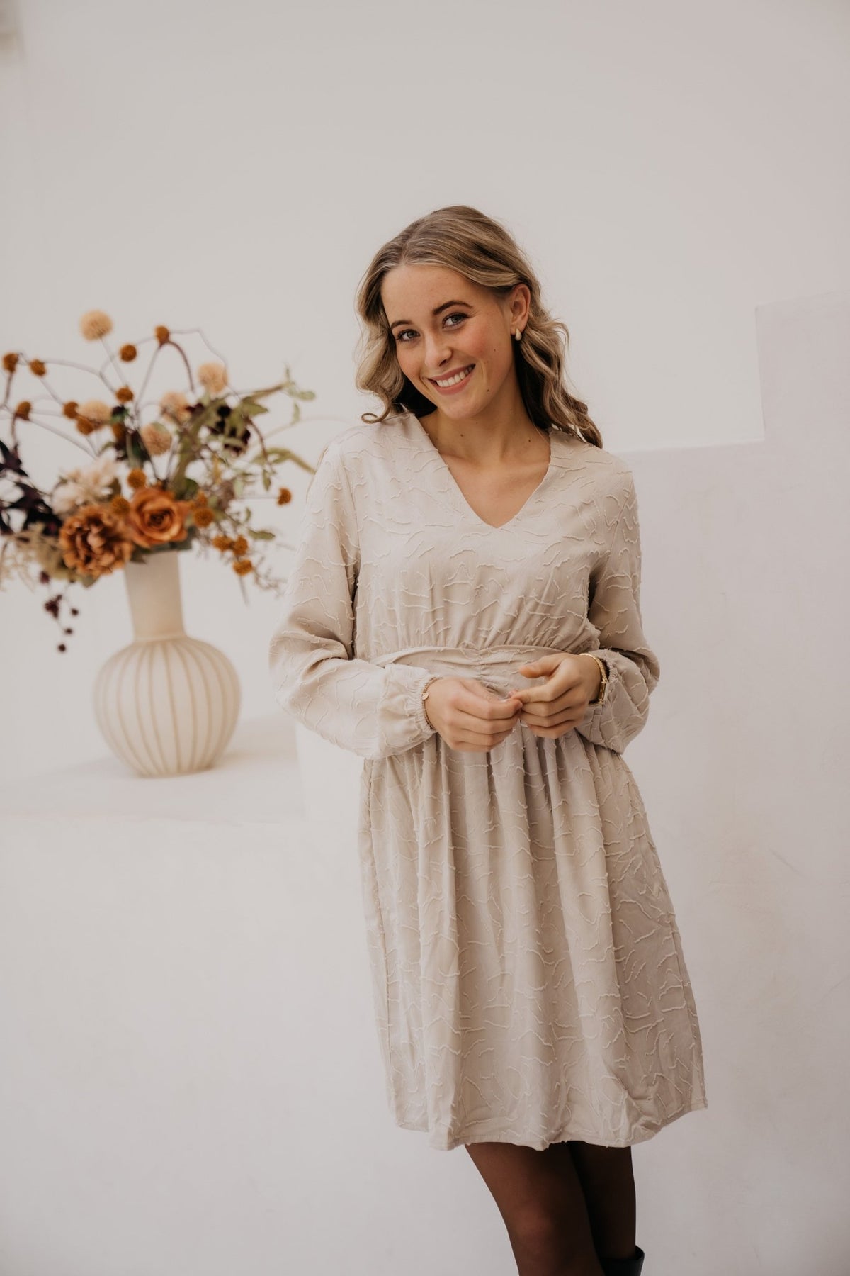 Cristel dress off white - Bij Keesje - Bij Keesje - Jurk