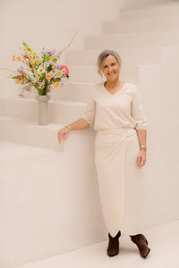 Cyra Top Sand - Bij Keesje - G - maxx - Top