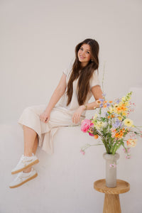 Daga dress sand - Bij Keesje - G - maxx - jurk