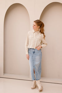 Daisy Blouse Beige - Bij Keesje - Bij Keesje