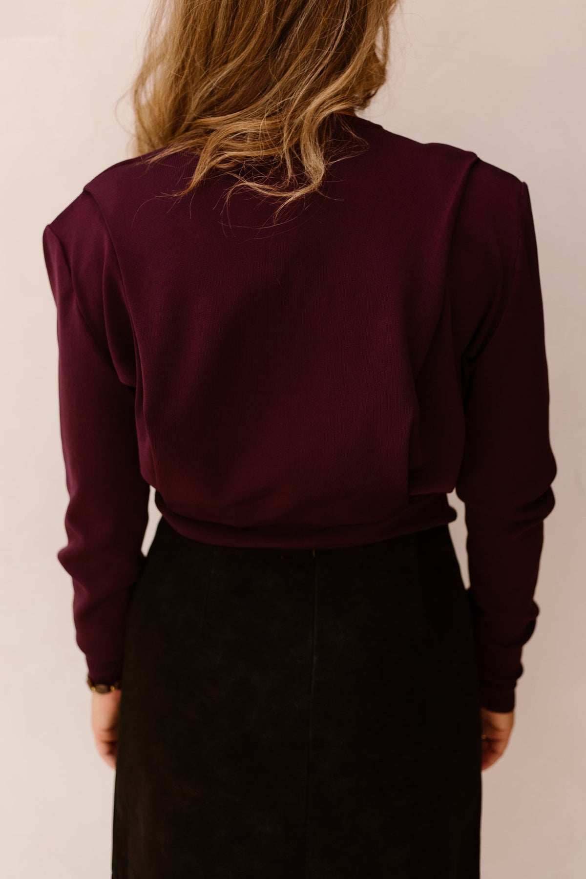 Daisy top plum - Bij Keesje - Bij Keesje - Top