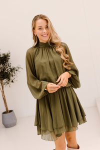 Dane dress green - Bij Keesje - Bij Keesje - Jurk