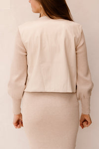 Dani Leather Gilet Beige - Bij Keesje - Bij Keesje