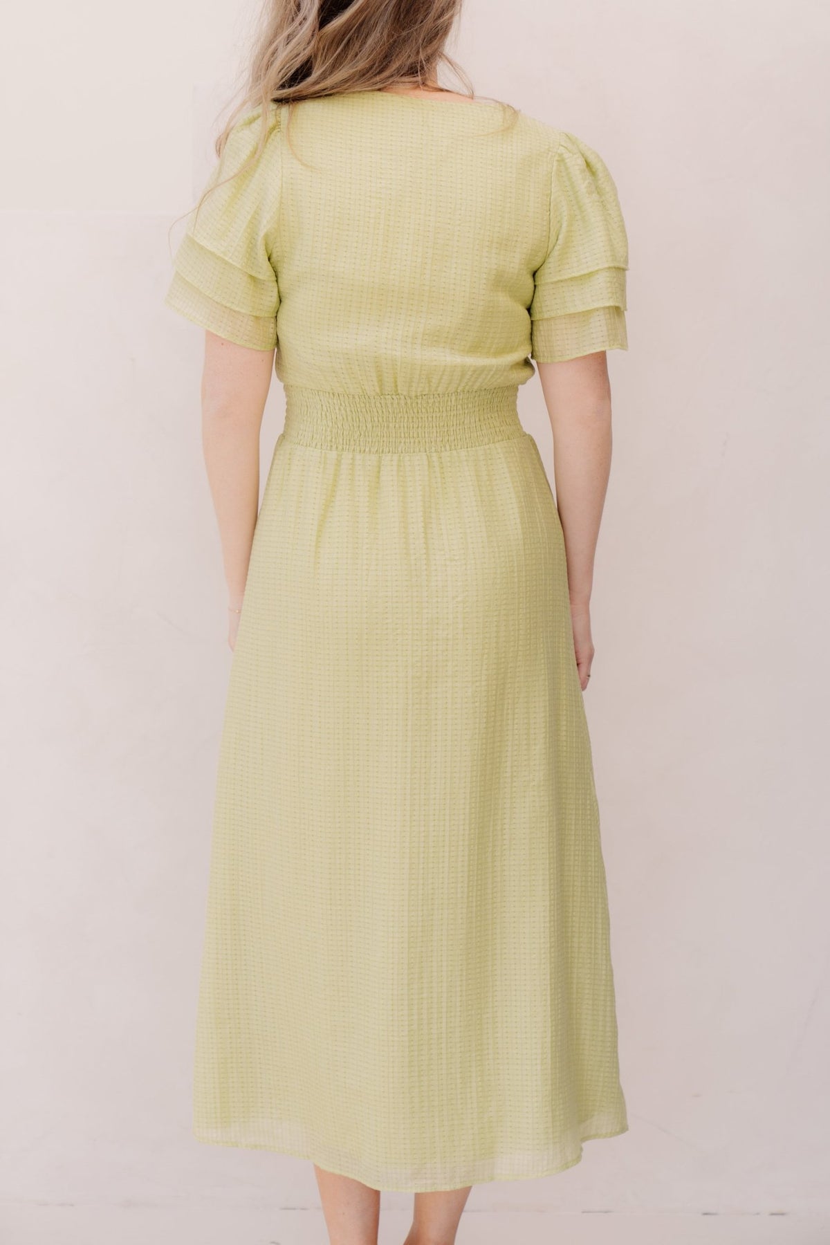 Danic Dress Avocado Green - Bij Keesje - Freebird - Jurk