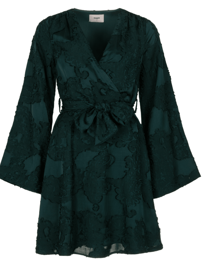 Danina Dress Teal Green - Bij Keesje - Freebird - Jurk