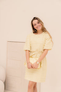 Danique SS Dress Butter Yellow - Bij Keesje - Freebird - Jurk