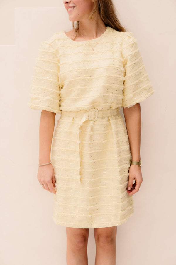 Danique SS Dress Butter Yellow - Bij Keesje - Freebird - Jurk