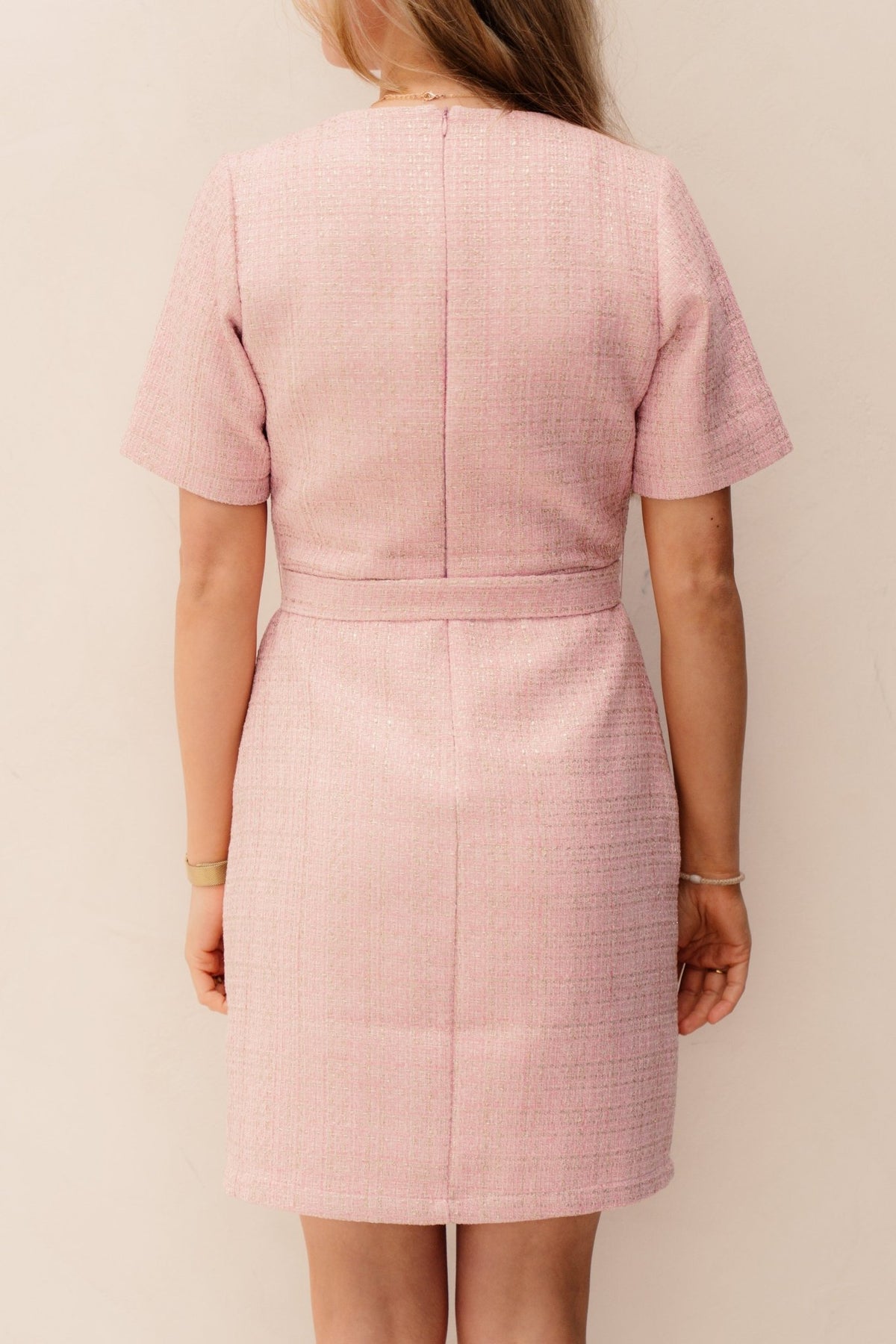 Danique SS Dress Pink Lemonade - Bij Keesje - Freebird - Jurk
