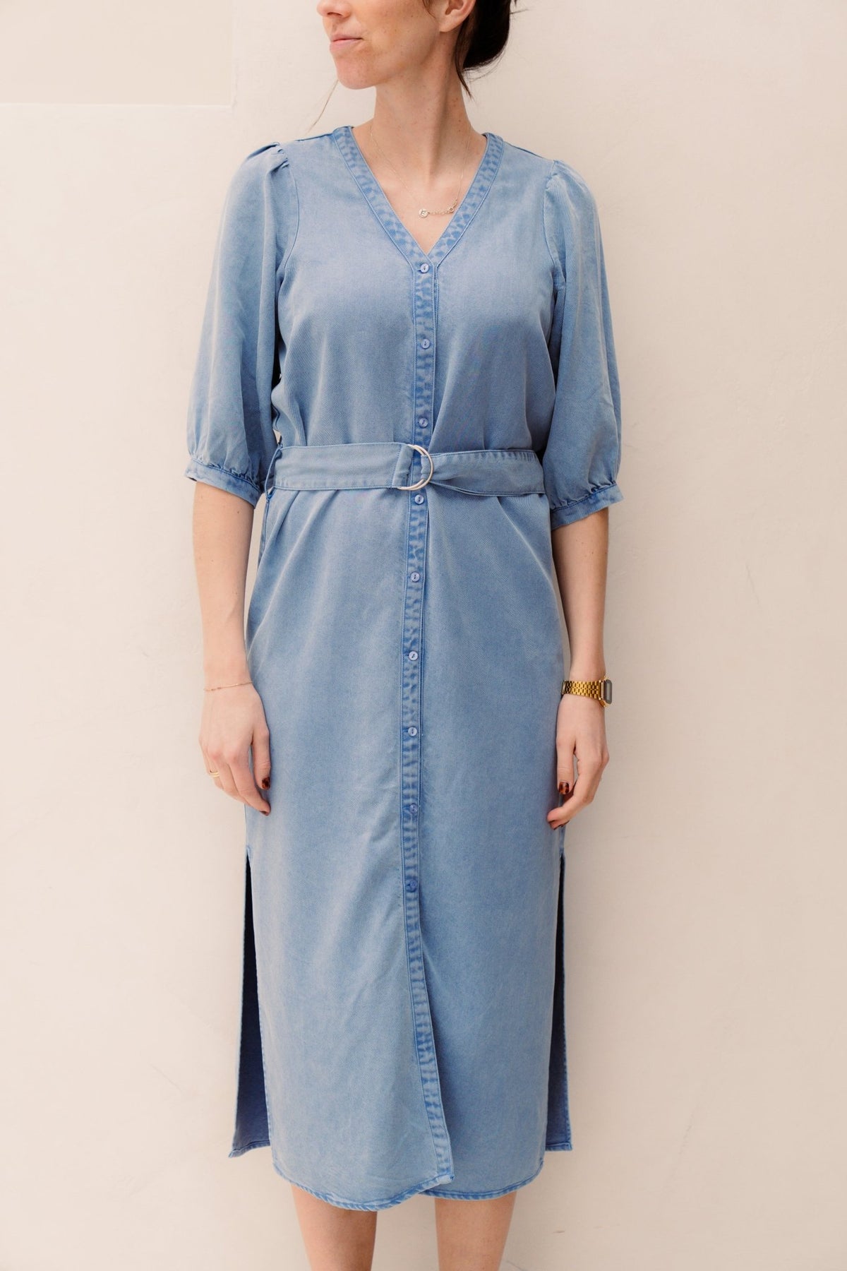 Dass Dress Blue - Bij Keesje - Freebird - jurk