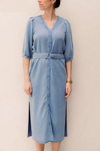 Dass Dress Blue - Bij Keesje - Freebird - jurk