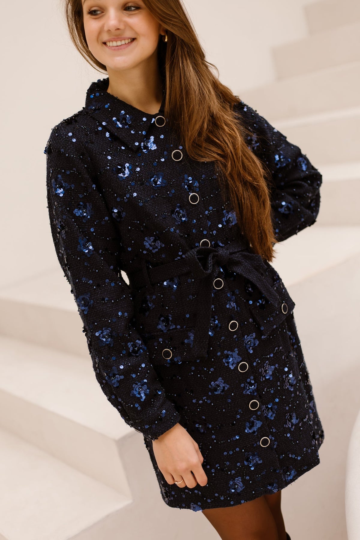Dauphine Dress Night Flower - Bij Keesje - Freebird - Jurk