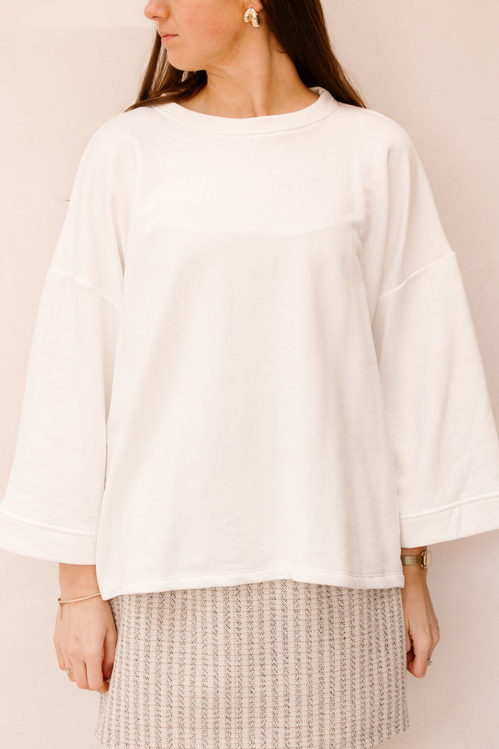 Davina Top Wit - Bij Keesje - Bij Keesje