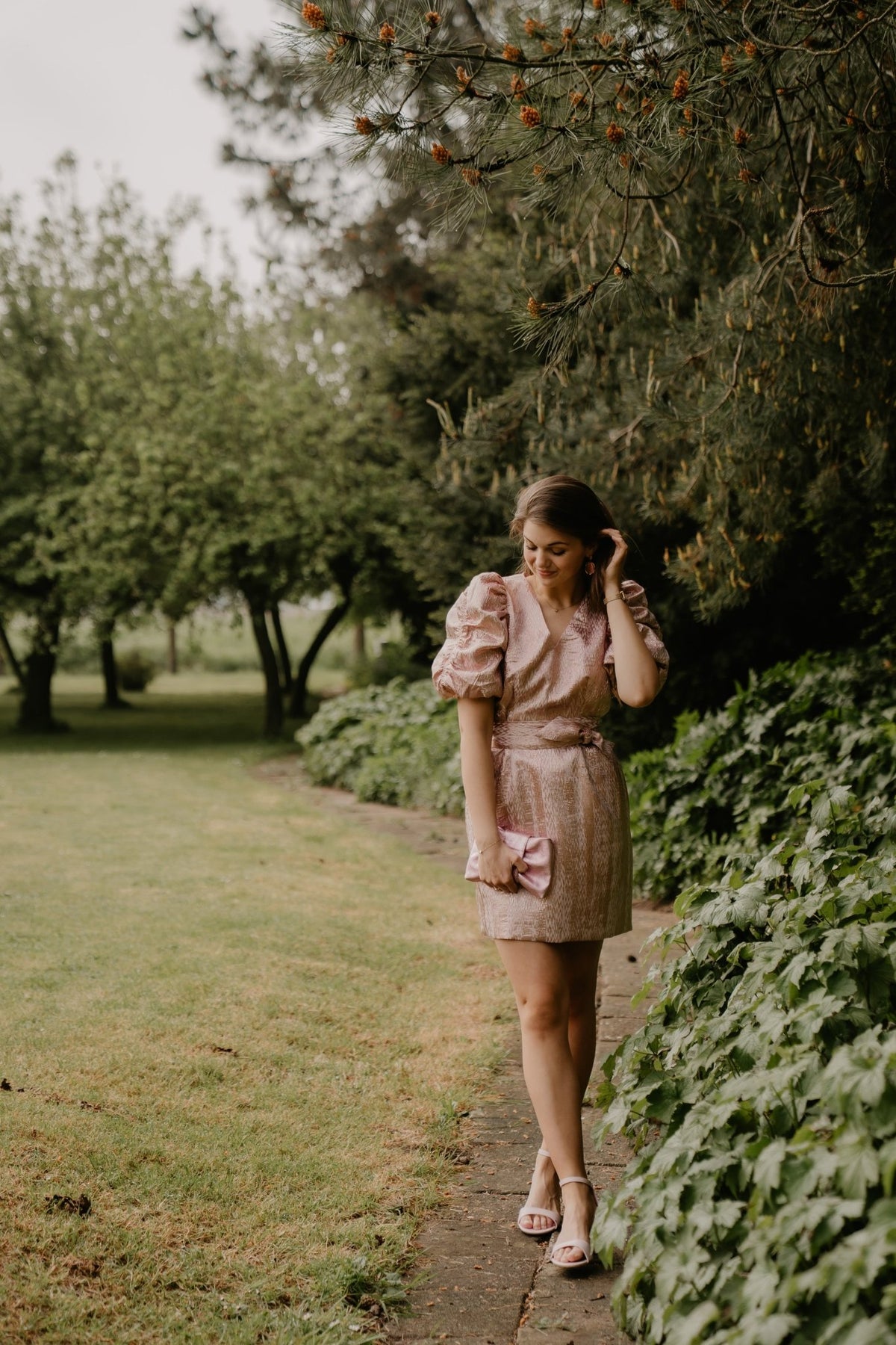 Deanna Bow Dress Pink Lemonade - Bij Keesje - Freebird - Jurk