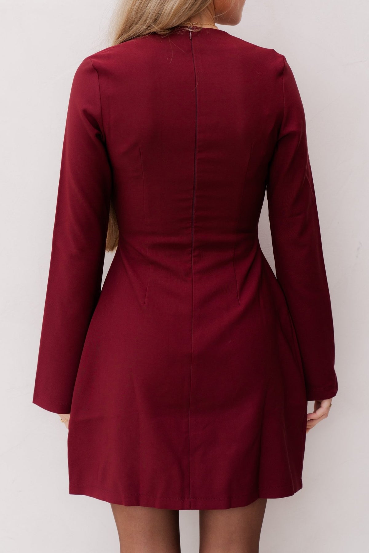 Deb jurk bordeaux - Bij Keesje - Bij Keesje