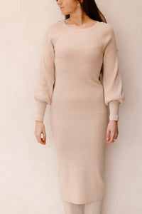 Dela Dress Beige - Bij Keesje - Bij Keesje