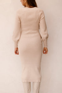 Dela Dress Beige - Bij Keesje - Bij Keesje