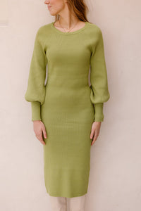 Dela Dress Green - Bij Keesje - Bij Keesje
