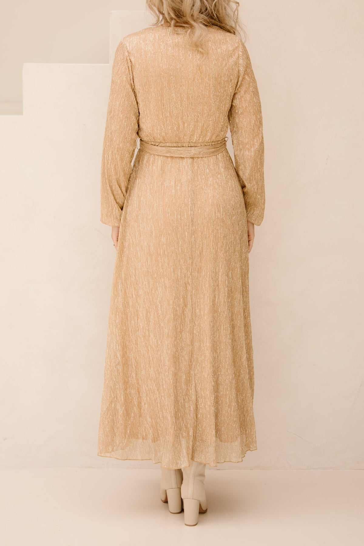 Deli dress light gold - Bij Keesje - Freebird