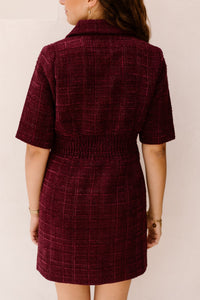 Deluxe Dress Burgundy - Bij Keesje - Freebird - jurk