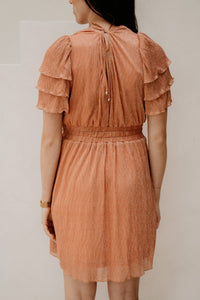 Delvera dress melon - Bij Keesje - Freebird - Jurk