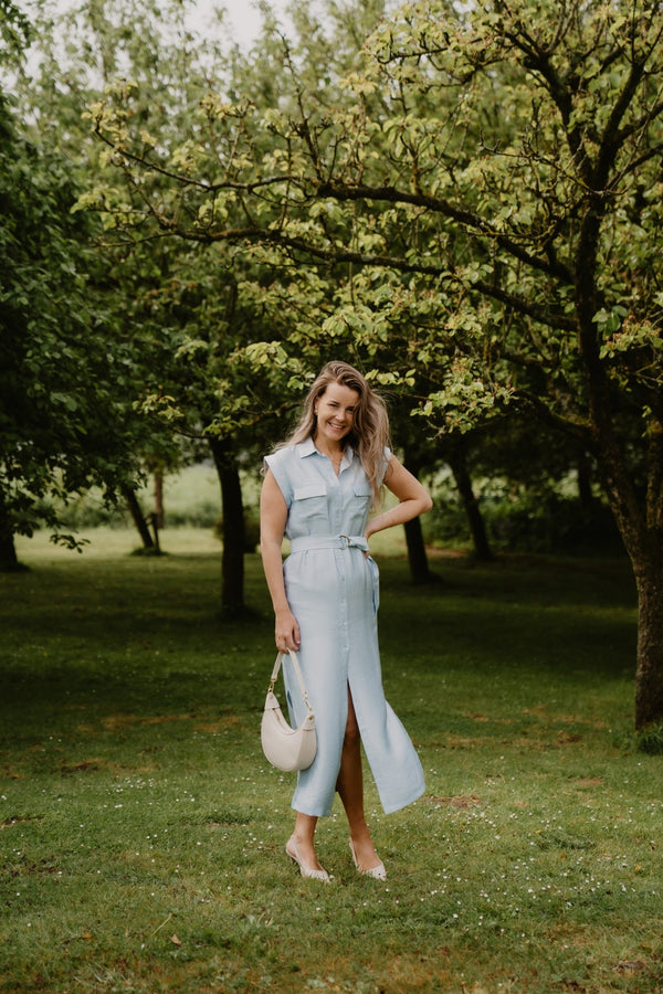 Demma Dress Classic Blue - Bij Keesje - Freebird - Jurk