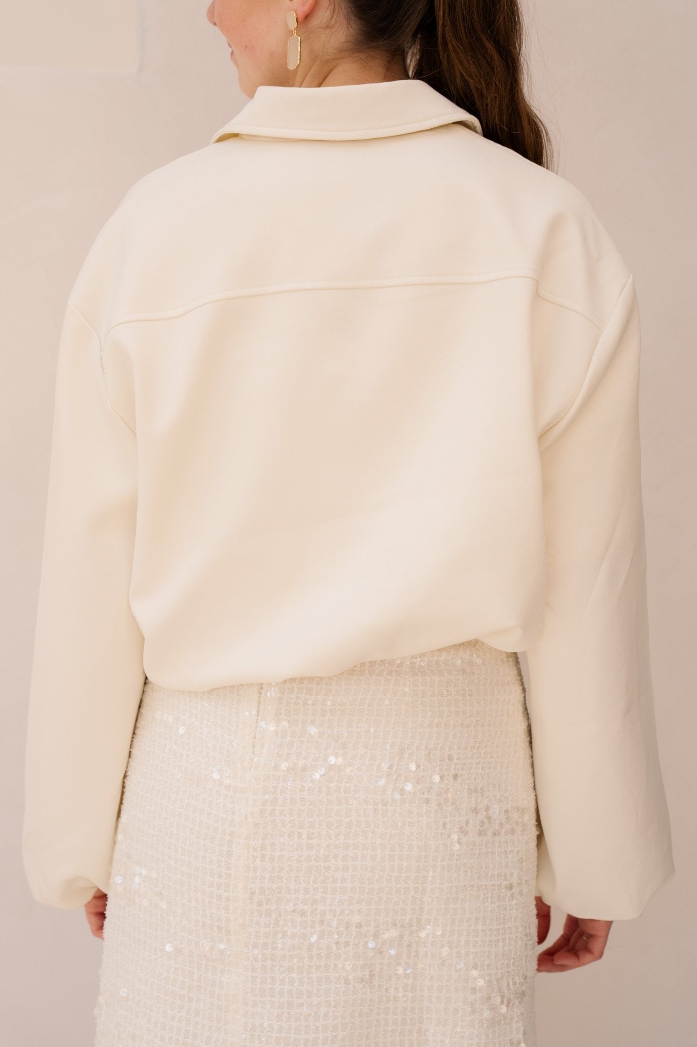 Denielle Structure Jacket off white - Bij Keesje - Neo Noir - Blazer