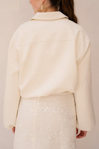 Denielle Structure Jacket off white - Bij Keesje - Neo Noir - Blazer