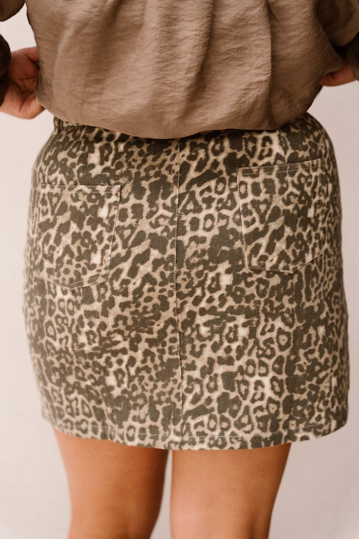 denim panter skirt - Bij Keesje - Bij Keesje - rok