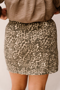 denim panter skirt - Bij Keesje - Bij Keesje - rok