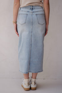 Denim skirt 26398 - Bij Keesje - Smashed Lemon - Rok