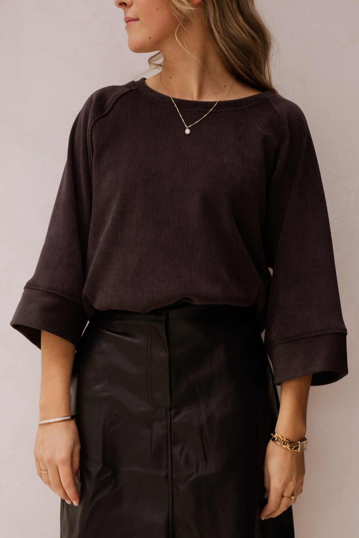 Denver t-shirt choco - Bij Keesje - Amelie & Amelie