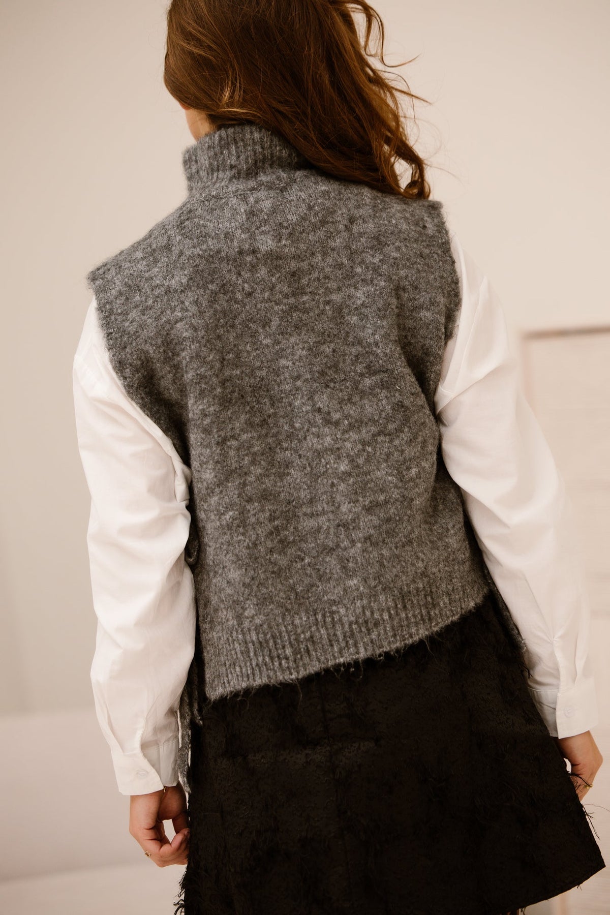 Dewy Bow Spencer grey - Bij Keesje - Bij Keesje - Gilet